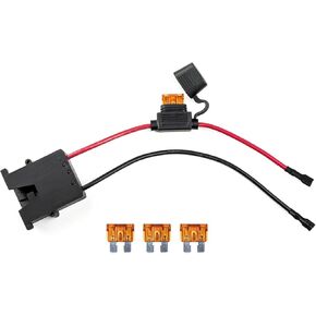 Replacement Wire Harness Connector Compatible with Peg Perego Children Ride-on Car, 12AWG Wire with Fuse, Lithium LiFePO4 and Lead-Acid Batteries Both Available