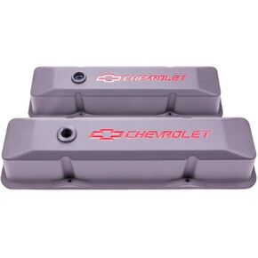 Proform 141-116 SBC Blk Crinkle Die Cast Valve Cover - Tall with Baffle