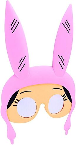 Sun-Staches Bobs Burgers Official Linda Belcher Sunglasses | Costume Accessory | UV 400 | One Size Fits Most in Saudi Arabia