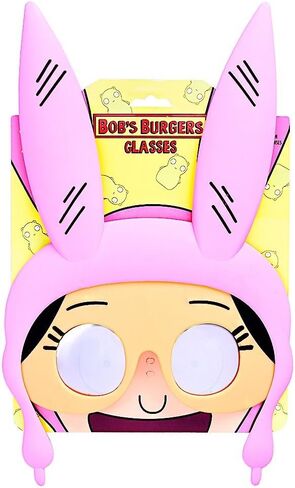 Sun-Staches Bobs Burgers Official Linda Belcher Sunglasses | Costume Accessory | UV 400 | One Size Fits Most in Saudi Arabia