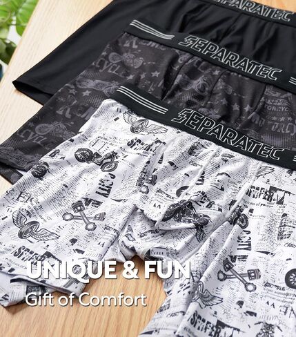 منفصلة الملابس الداخلية الكرة الحقيبة المزدوجة للرجال تنفس الرجال الملاكم ملخصات الملابس الداخلية سريعة الجافة 3 أو 5 حزمة، مطبوعات أنيقة in Kuwait