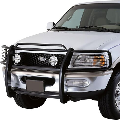 DNA MOTORING GRILL-G-028-BK Black Front Bumper Brush Grille Guard Compatible with 99-04 Expedition/F-150 2WD in Saudi Arabia