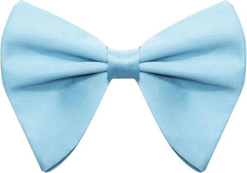 Oversized Bow Ties for Men, Mens Bow Tie Solid Color Pretied Bowtie Big Bowties for Tuxedo Wedding Banquets Party in Saudi Arabia