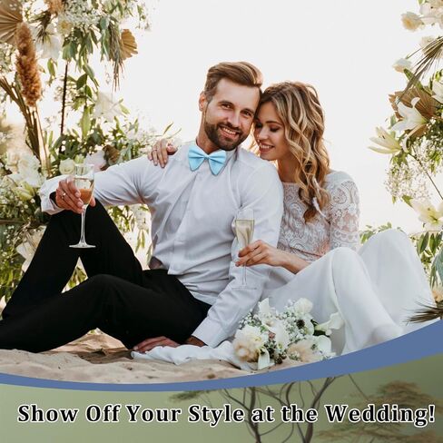 Oversized Bow Ties for Men, Mens Bow Tie Solid Color Pretied Bowtie Big Bowties for Tuxedo Wedding Banquets Party in Saudi Arabia