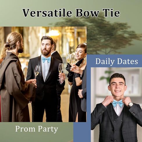 Oversized Bow Ties for Men, Mens Bow Tie Solid Color Pretied Bowtie Big Bowties for Tuxedo Wedding Banquets Party in Saudi Arabia
