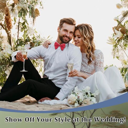 Oversized Bow Ties for Men, Mens Bow Tie Solid Color Pretied Bowtie Big Bowties for Tuxedo Wedding Banquets Party in Kuwait
