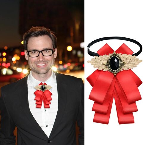 Mens Bow Tie Womens Tie Pre Tied Bow Tie for Men Ribbon Bowties for Party Wedding in Saudi Arabia