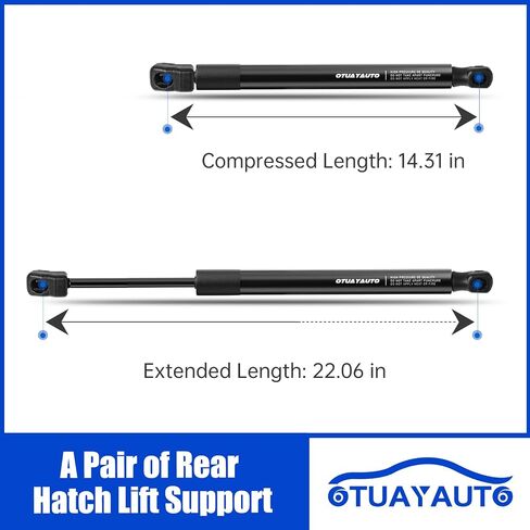 Replacement for 2008-2012 Ford Escape, Mazda Tribute, Mercury Mariner Rear Window Lift Supports Struts Shocks OEM# 6260 SG304099 OTUAYAUTO Premium Rear Glass Struts Window Props(Set of 2) in Saudi Arabia