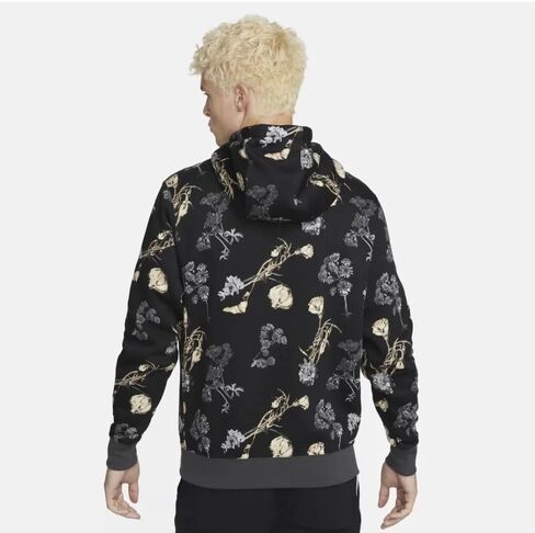 Nike Sportswear Club Fleece Men's Pullover Hoodie (US, Alpha, X-Large, Regular, Regular, Black/Grey/Beige) in Saudi Arabia