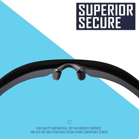 SAUCER Replacement Nose Pieces Pads & Earsocks Temple Sleeve Rubber Kit Compatible with Oakley Flak 2.0|Flak 2.0 XL Sunglass in Kuwait