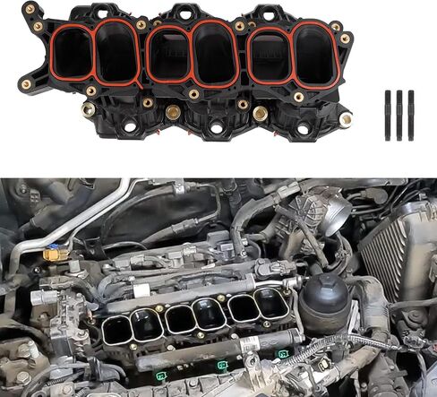 Dasbecan Engine Lower Intake Manifold with Gasket Compatible with Hyundai Santa Fe 2010-2012 Kia Sedona 2014 Kia Sorento 2011-2013 Replaces# 615-472 28310-3CAA0 283103CAA0 in Saudi Arabia