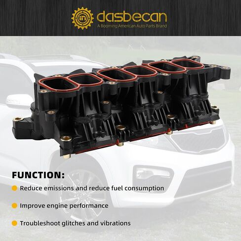 Dasbecan Engine Lower Intake Manifold with Gasket Compatible with Hyundai Santa Fe 2010-2012 Kia Sedona 2014 Kia Sorento 2011-2013 Replaces# 615-472 28310-3CAA0 283103CAA0 in Saudi Arabia