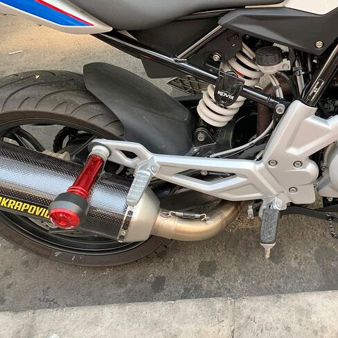إكسسوارات منزلق للحماية من السقوط، منزلق عادم منزلق متوافق مع Husqvarna Svartpilen 401 Vitpilen 401 Svartpilen 250 (أسود) in Kuwait