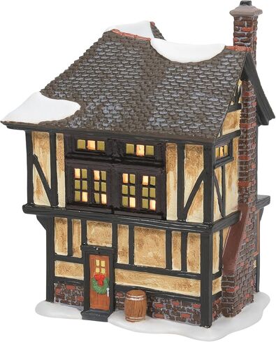 Department 56 Dickens Village Ye Olde Goat Pub Lit Building, 6.63 Inch, Multicolor in Saudi Arabia