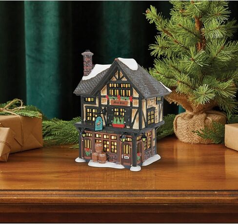 Department 56 Dickens Village Ye Olde Goat Pub Lit Building, 6.63 Inch, Multicolor in Saudi Arabia
