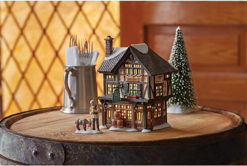 Department 56 Dickens Village Ye Olde Goat Pub Lit Building, 6.63 Inch, Multicolor in Saudi Arabia