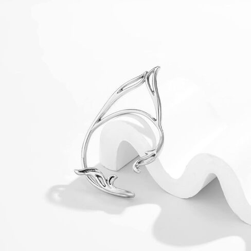 Elf Ear Cuff Fairy Ear Cuffs Cosplay Climber Earrings Non Pierced Wraps Fairy Accessories for Women 2Pcs in Saudi Arabia