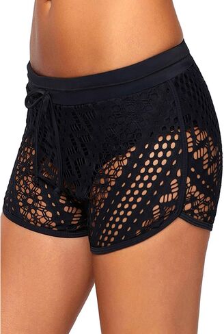 WILLBOND Women Swim Shorts Swimsuit Bottoms for Women Tankini Swim Briefs Plus Size Board Short Summer Swimwear in Saudi Arabia