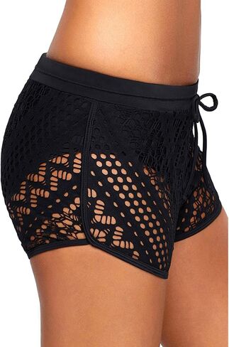 WILLBOND Women Swim Shorts Swimsuit Bottoms for Women Tankini Swim Briefs Plus Size Board Short Summer Swimwear in Saudi Arabia