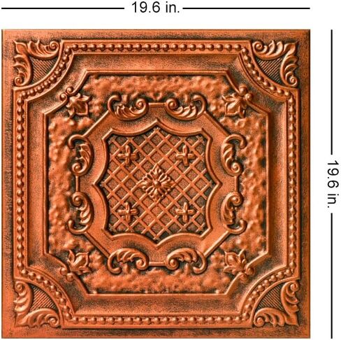 A la Maison Ceilings R126 Bijou and Bee Bee Pre-Painted Foam Glue-up Ceiling Tile (128 sq. ft./Case), Pack of 48, Black Matte in Saudi Arabia