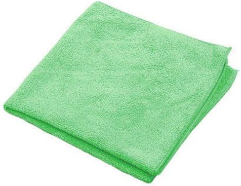 Microfiber Towel, 300 GSM 18 DZ/MC 16" x 16", Blue (Pack of 12) in Saudi Arabia