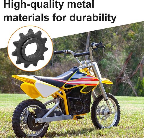 ضرس محرك سلسلة 11T أسنان 25H مع وصلات رئيسية متوافقة مع ماكينة الحلاقة MX650 MX500 SX500 Mini Bike Go Kart Cart MY1020 DC Motor Parts Mcgrath RSF650 Dirt Rocket Bike Kids Scooter in Saudi Arabia