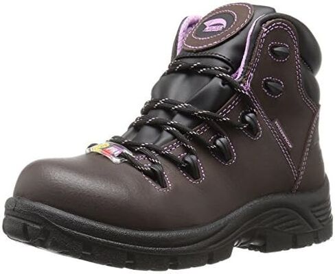 حذاء FSI FOOTWEAR SPECIALTIES INTERNATIONAL للسيدات مقاس 6 بوصات مصنوع من الجلد عند أصابع القدم مقاوم للماء ومقاوم للثقب، حذاء Eh Hiker للصناعة والبناء in Kuwait