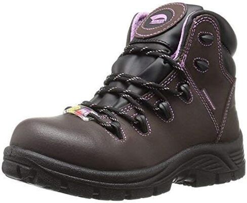حذاء FSI FOOTWEAR SPECIALTIES INTERNATIONAL للسيدات مقاس 6 بوصات مصنوع من الجلد عند أصابع القدم مقاوم للماء ومقاوم للثقب، حذاء Eh Hiker للصناعة والبناء in Kuwait