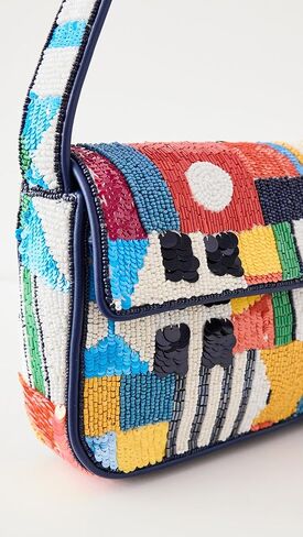 حقيبة نسائية مطرزة بالخرز من STAUD in Kuwait