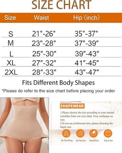 Tummy Control Shapewear Panty for Women High Waisted Body Shaper Seamless Underwear Slimming Briefs in Saudi Arabia