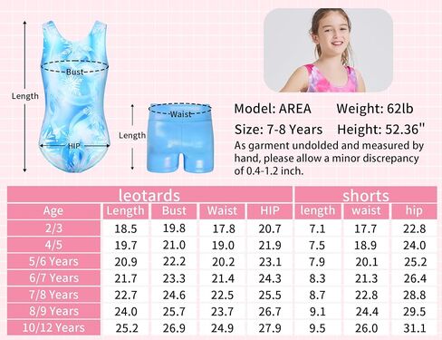 Gymnastics Leotards for Girls Sparkly Tumbling Bodysuits with Shorts Athletic Activewear Sleeveless Dance Outfit in Saudi Arabia