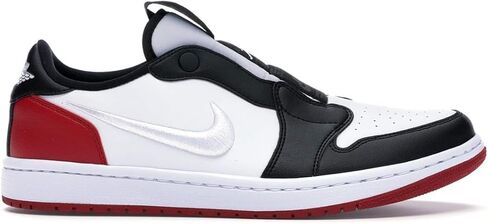 حذاء نسائي Air Jordan 1 Retro منخفض الانزلاق (AV3918-102، أبيض/أبيض-جيم أحمر-أسود) مقاس 8 in Saudi Arabia