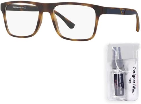 نظارات شمسية مربعة من إمبوريو أرماني EA4115 للرجال + حزمة مع مجموعة نظارات مجانية من Designer iWear in Kuwait