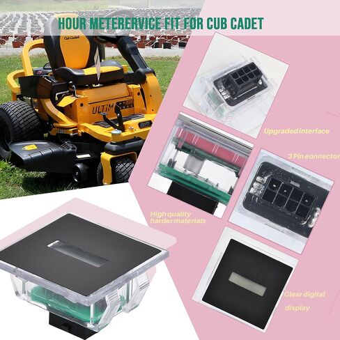925-06170B ساعة قياس متوافقة مع Cub Cadet Ultima ZT1 Hour Meter Minder Z Force RZT LGT LGTX GT GSE LT LTX أو أكثر من عدادات الساعات استبدال # 925-06170A، 925-06170B، 925-04036C in Kuwait