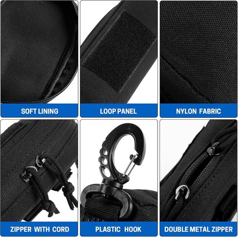 Tactical Molle Glasses Case, Tactical Eyeglasses Case Molle Glasses Pouch Portable Sunglasses Case with Belt Loop in Saudi Arabia