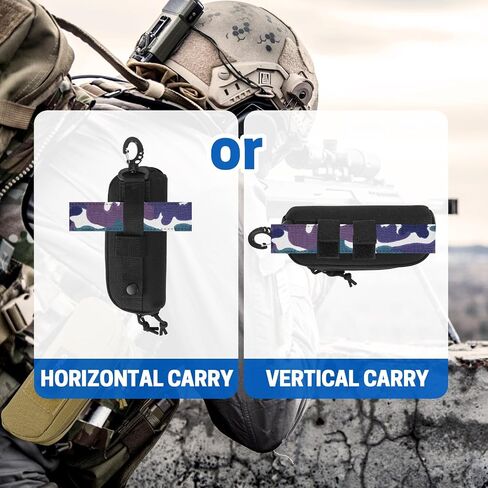 Tactical Molle Glasses Case, Tactical Eyeglasses Case Molle Glasses Pouch Portable Sunglasses Case with Belt Loop in Saudi Arabia