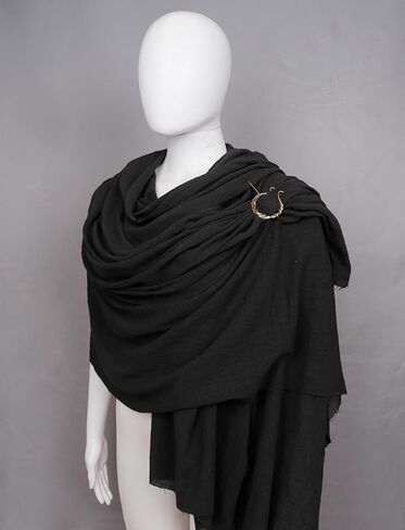 L'VOW Medieval Hooded Cloak Shaman Ninja Shawl Post Apocalyptic Wrap Scarf Cowl Rogue Hood Cape Viking Renaissance Costume in Kuwait