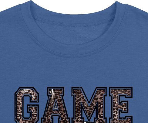 Game Day Sweatshirt Women Football Graphic Long Sleeve Shirt Football Season Pullover Tops in Saudi Arabia