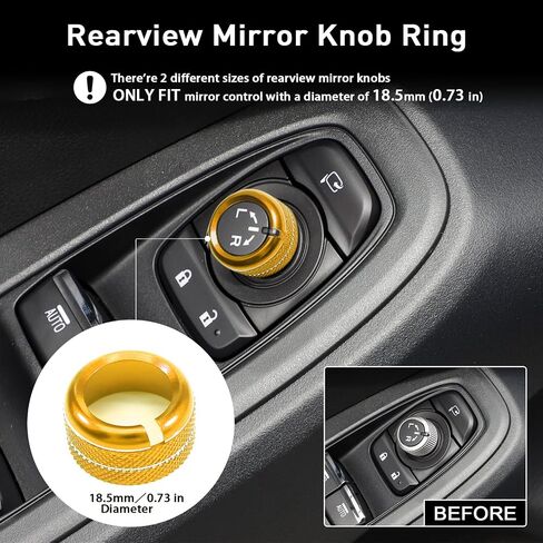 غطاء مقبض ضبط الصوت لسوبارو Crosstrek 2024 2025 ملحقات Impreza 20-24 Legacy Outback 22-23 WRX 24 Ascent Engine Start Stop Button Outer Ring حلقة مرآة الرؤية الخلفية، 4 قطع (أزرق) in Kuwait