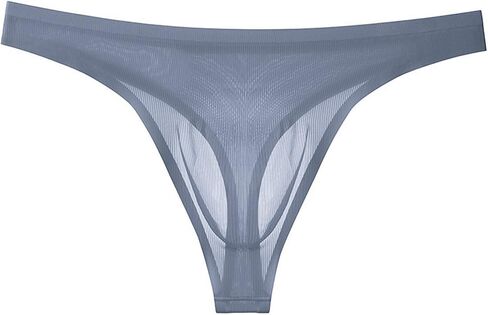 Men's Seamless Briefs Breathable Transparent Ultra-thin Underwear Sexy Bikini in Kuwait