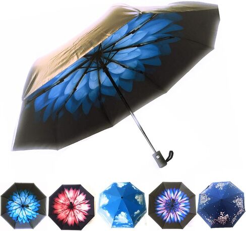 UV Umbrella | Umbrellas for Women by Hawaiian Sunsets | Sun Umbrella UV Protection | Sombrillas de lluvia | Use with UV Protection Clothing | Umbrellas for Sun Protection in Saudi Arabia