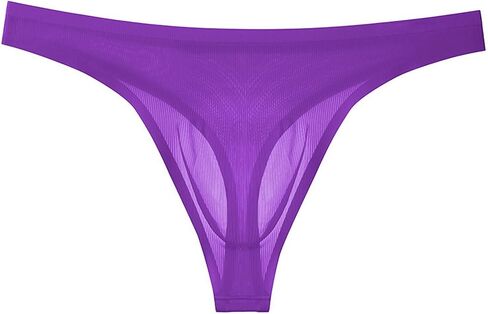 Men's Seamless Briefs Breathable Transparent Ultra-thin Underwear Sexy Bikini in Kuwait