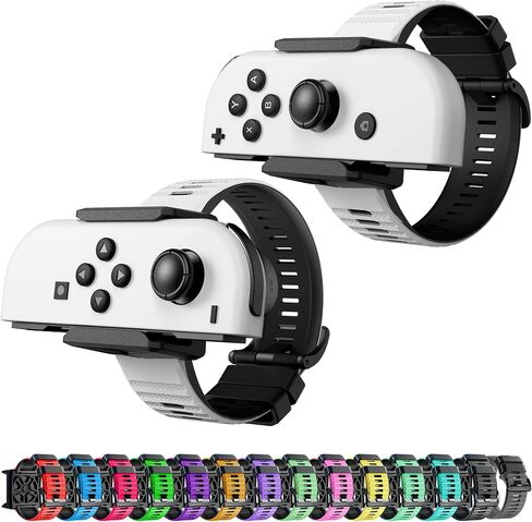 Upgraded Wrist Bands for Just Dance 2025 2024 2023 2022 2021 Switch and for Zumba Burn It Up, ZAONOOL Soft Dance Straps for Nintendo Switch & Switch OLED Joy Con Controller, 2 Pack for Adults and Kids in Saudi Arabia