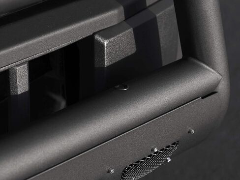 ARMORDILLO USA 7169005 MS Series Bull Bar يناسب 2014-2018 Chevy Silverado 1500 - أسود غير لامع مع لوحة انزلاقية شبكية in Saudi Arabia