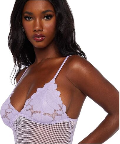 Savage X Fenty Women's Floral Glow Lace & Mesh Slip in Saudi Arabia