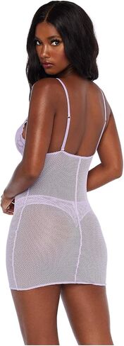 Savage X Fenty Women's Floral Glow Lace & Mesh Slip in Saudi Arabia