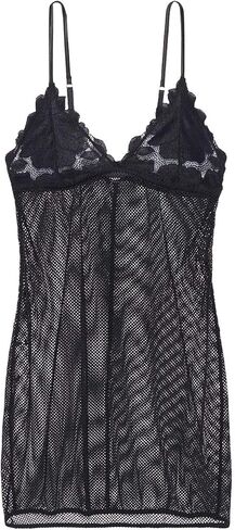 Savage X Fenty Women's Floral Glow Lace & Mesh Slip in Saudi Arabia