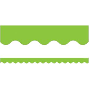 Teacher Created Resources Lime Scalloped Border Trim