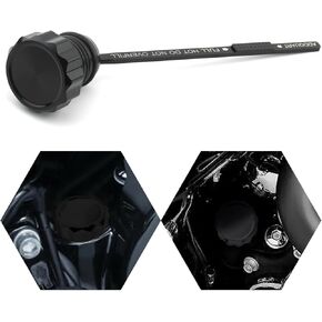 PSLER Track Oil Dipstick - Engine Precision Oil Dipstick for Touring Road King Road Glide Electra Glide Street Glide 2000-2006,Chrome