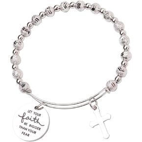 Christian Gift Religious Jewelry God is Within Her She Will Not Fall Bible Verse Bracelet Gift for Womens,Girls¡­